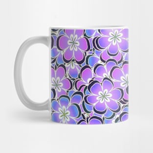 Purple Flowers Mug